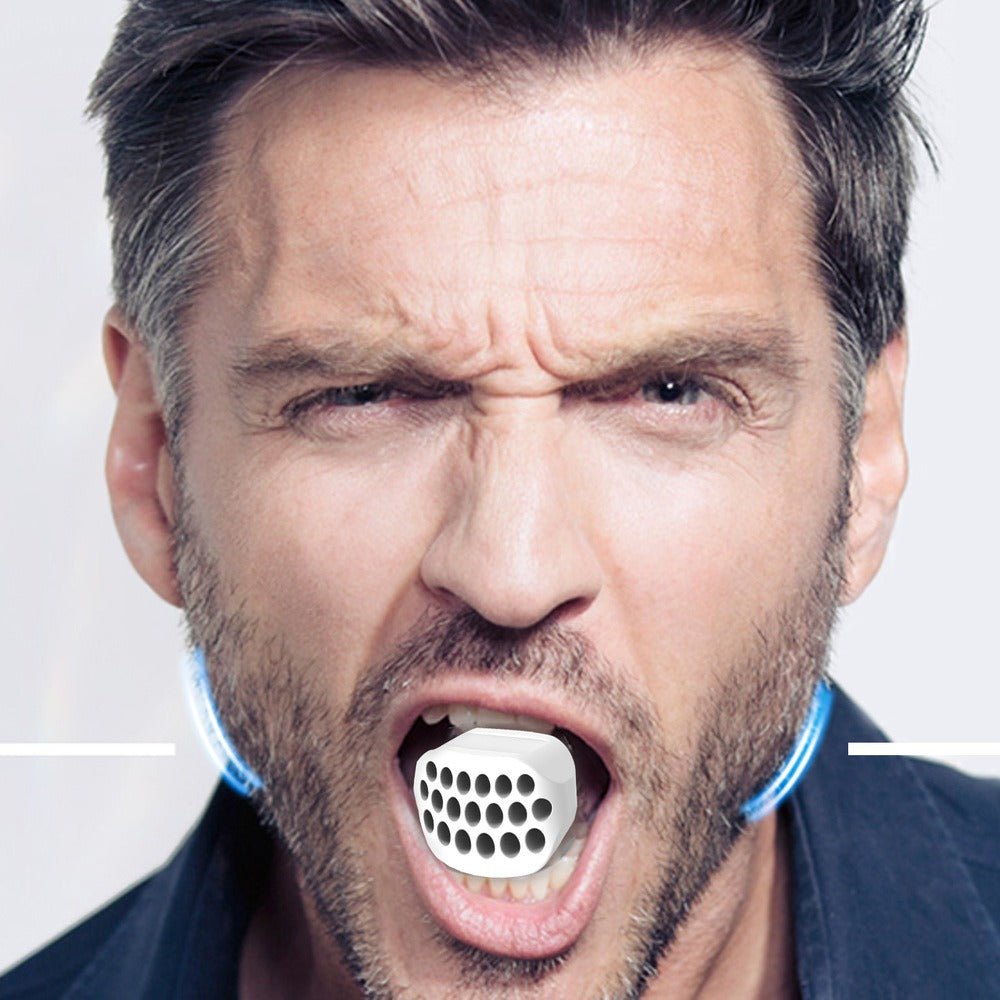 Silicone Jaw Exerciser & Neck Toning Tool for Facial Fitness