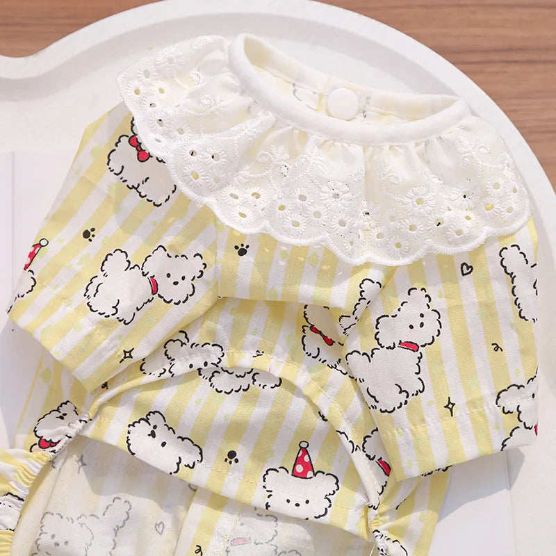 Adorable Spring & Summer Dog Jumpsuit | Perfect for Small Breeds