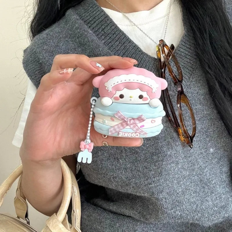 Funda protectora de dibujos animados para Airpods | Cubierta divertida de silicona para auriculares