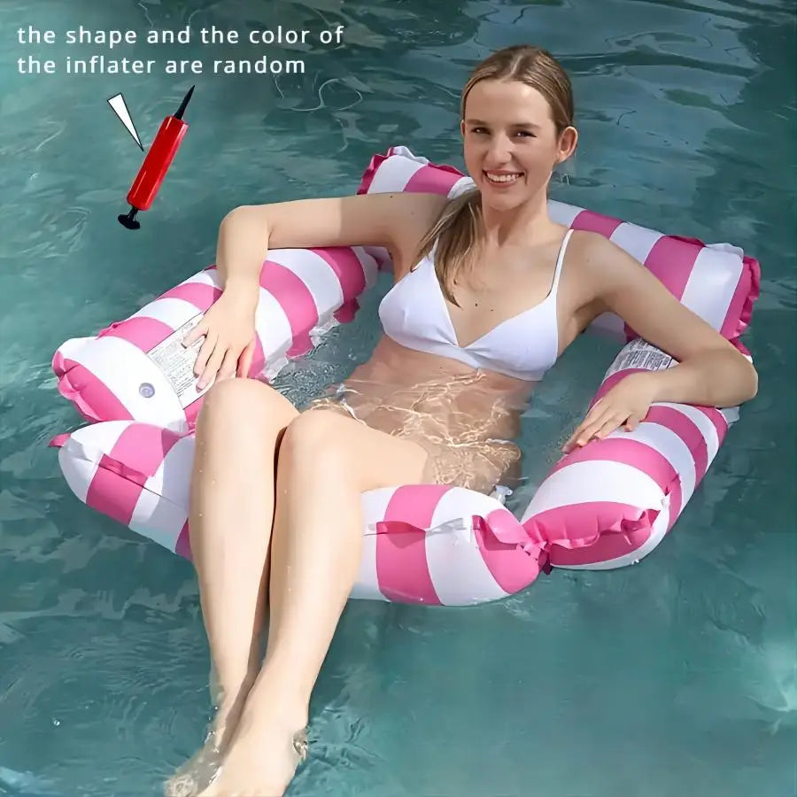 Ultra-Portable Inflatable Swimming Beds for Pool & Beach Fun