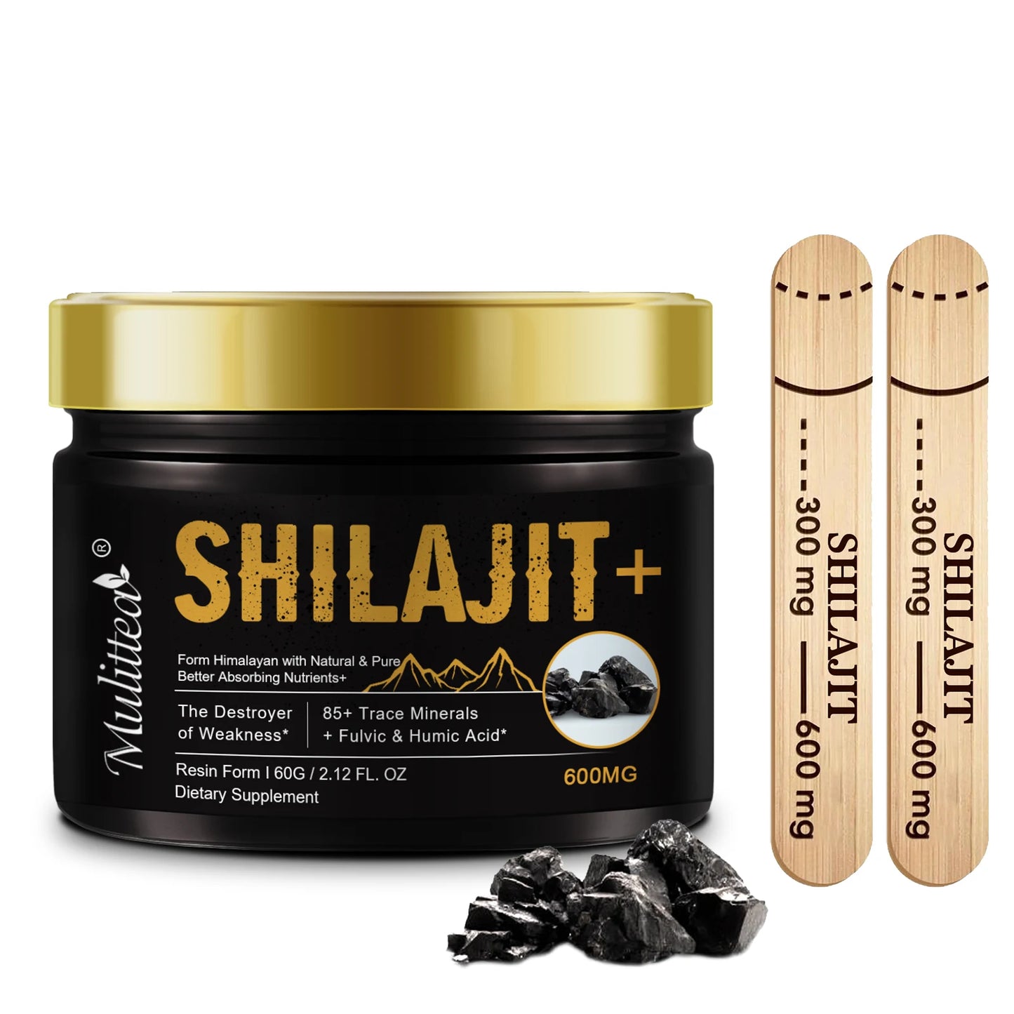 High Purity Shilajit Mineral Supplements for Energy & Stamina