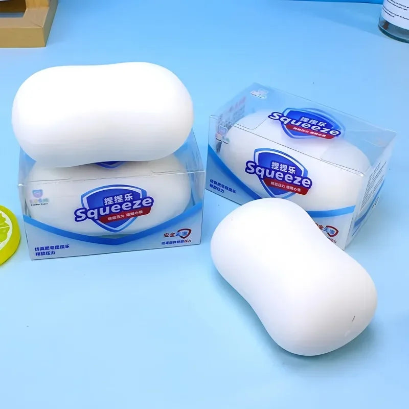 Squishy Soap Stress Relief Fidget Toy | Soft Anti-Anxiety Squeeze