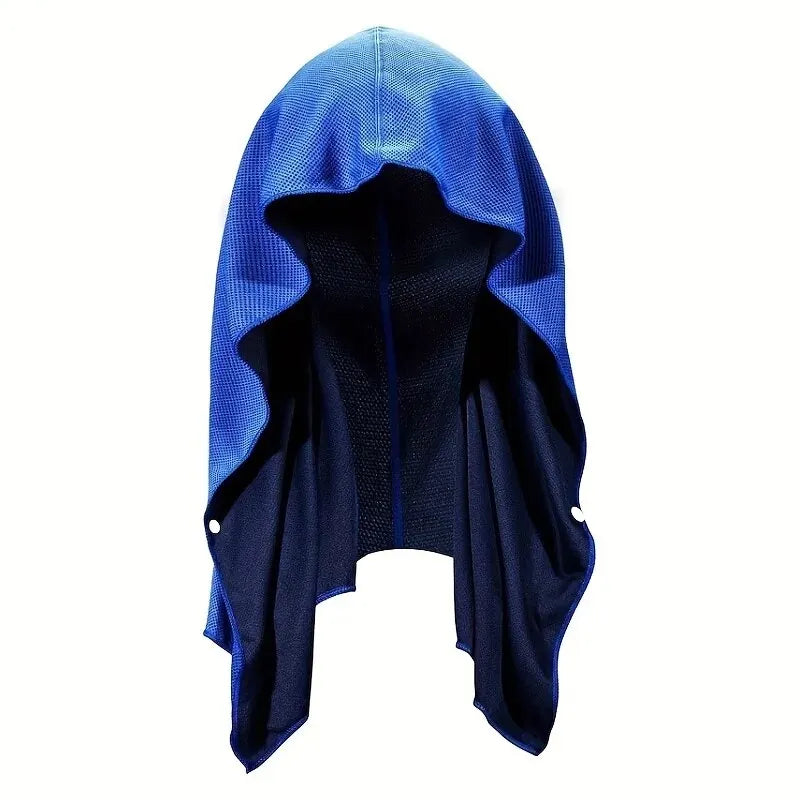 Cooling Hoodie Towel for Beach, Gym, and Sun Protection