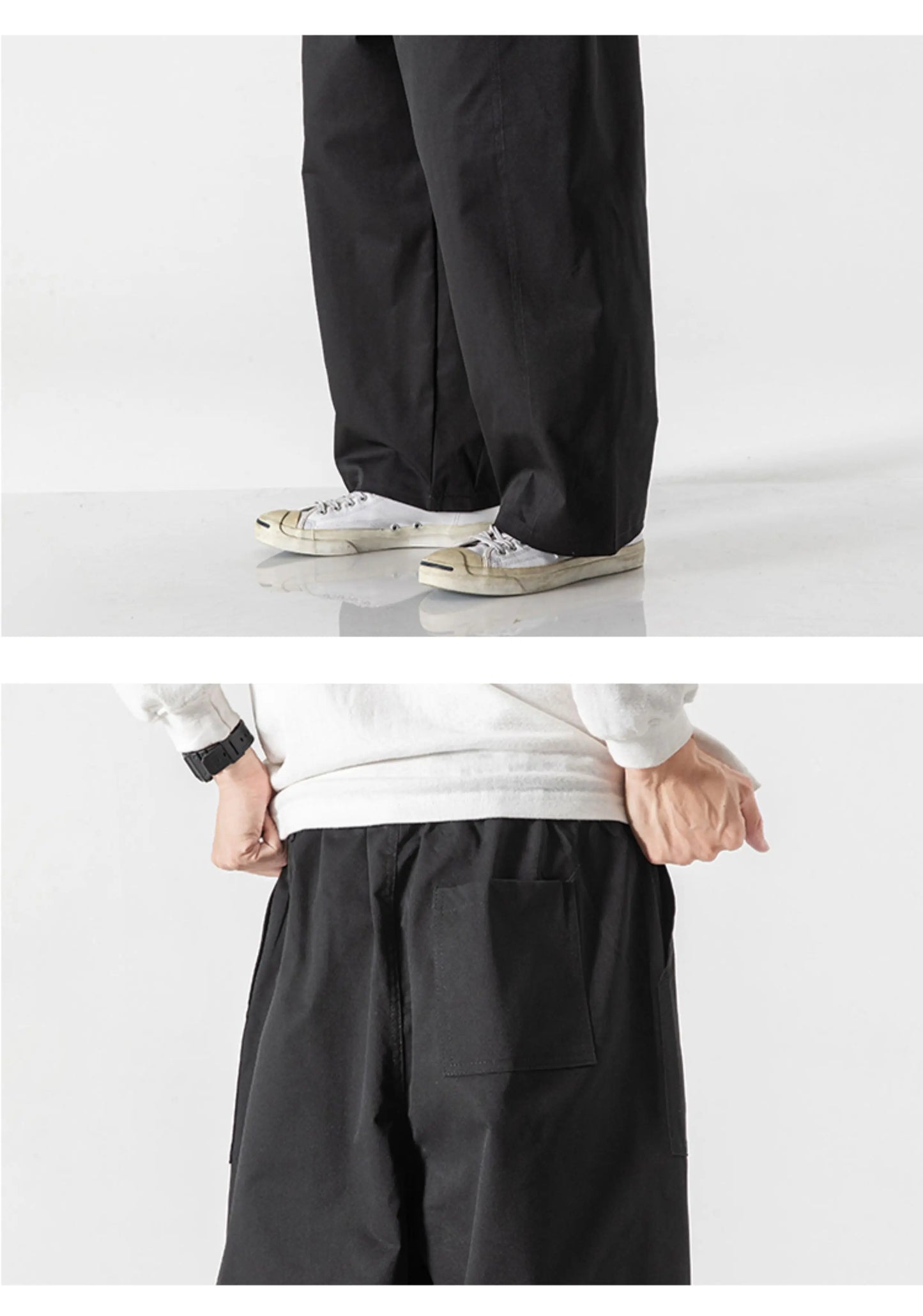 Men's Casual Wide Leg Pants | Lightweight Thin Joggers