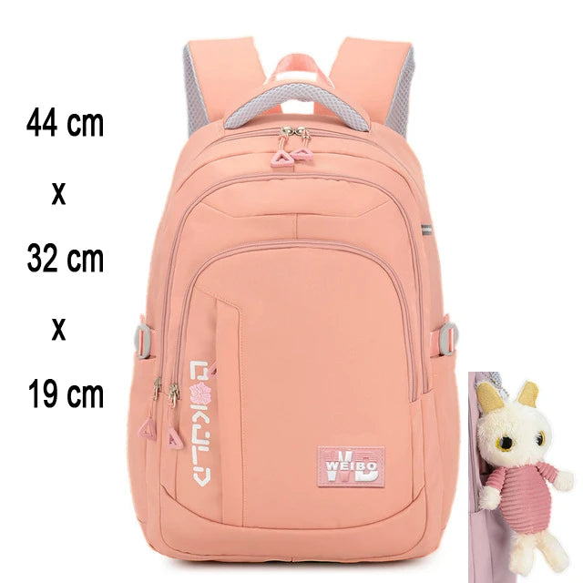 Stylish Pink School Backpack for Girls | Fashion Meets Functionality