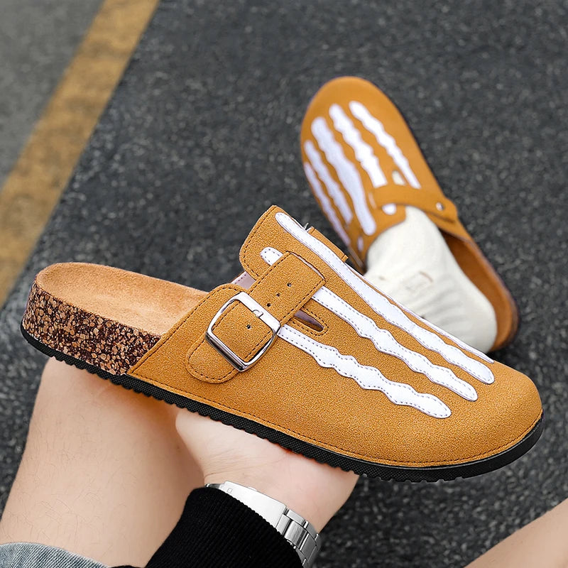 Men's Cork Clogs with Arch Support | Comfortable Indoor Footwear