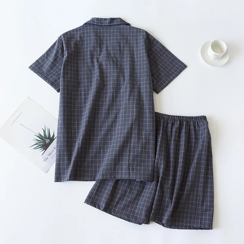 High Quality Men's Cotton Pajama Set | Comfortable Loungewear