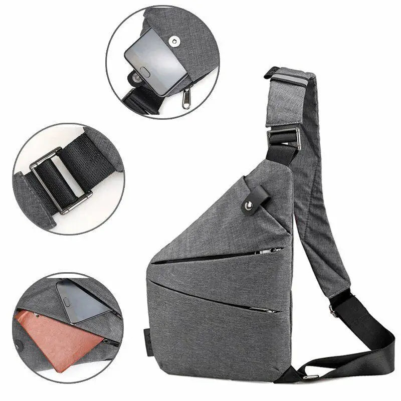 Multifunctional Anti-Theft Crossbody Bag | Waterproof Messenger Bag