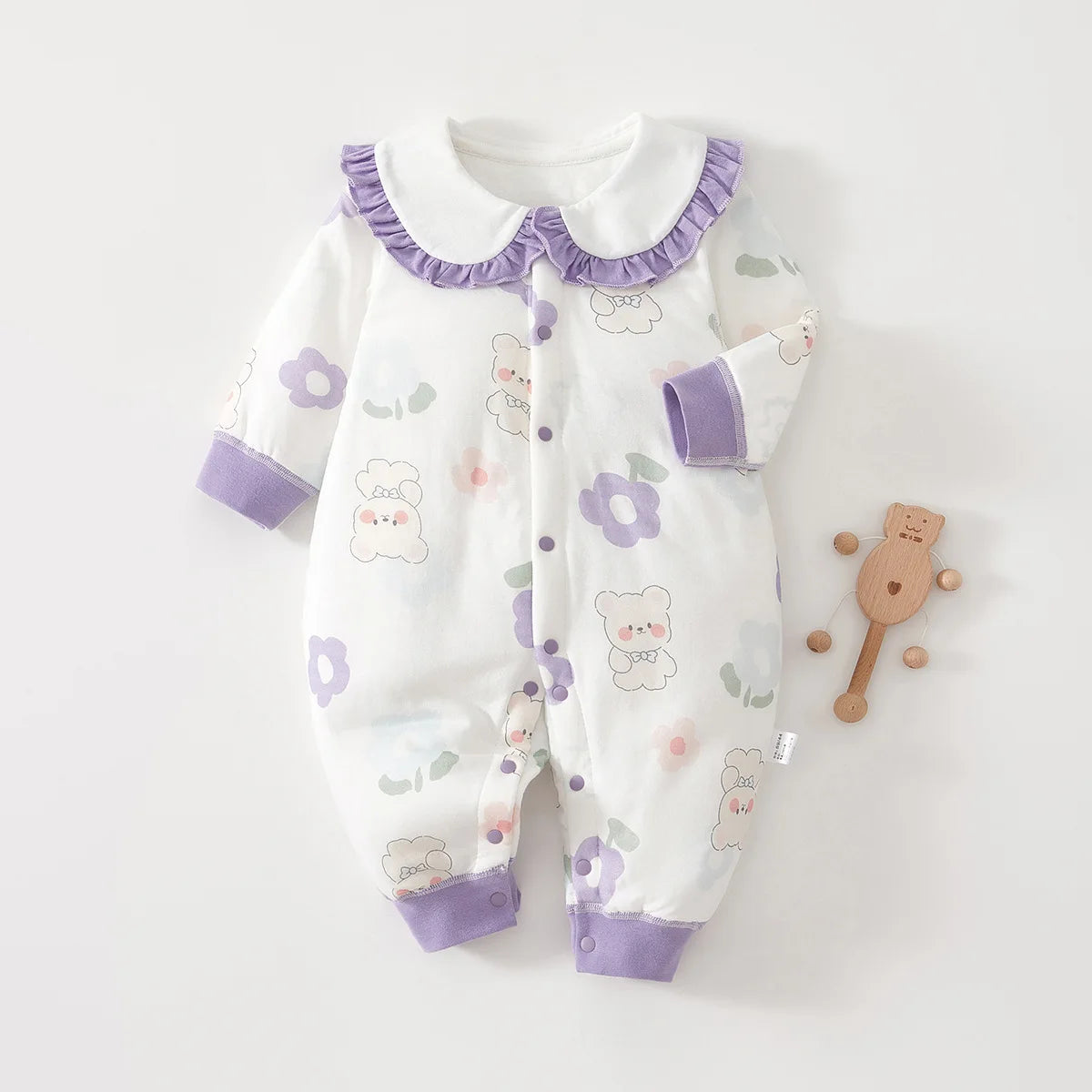 Newborn Baby Cute Cotton Bodysuit | Warm & Comfortable Romper