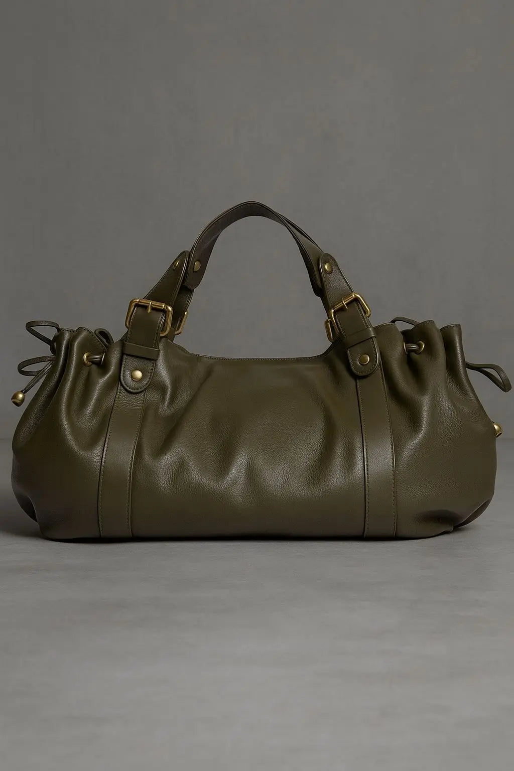 Bolso Tote Vintage de Cuero Lavado para Mujer | Elegante y de Gran Capacidad