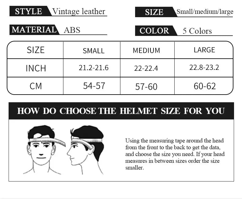 Vintage Half Face Motorcycle Helmet | Retro Scooter Safety Gear