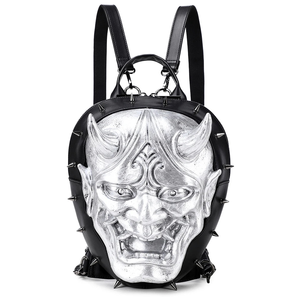 Personalized 3D Mask Shaped Backpack | Unique Fashion Statement Bag