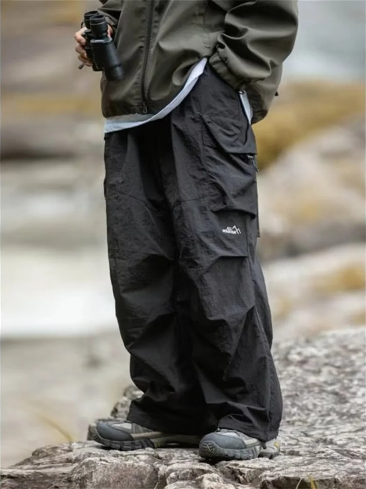 Men's Waterproof Hip Hop Cargo Pants | Stylish Casual Workwear