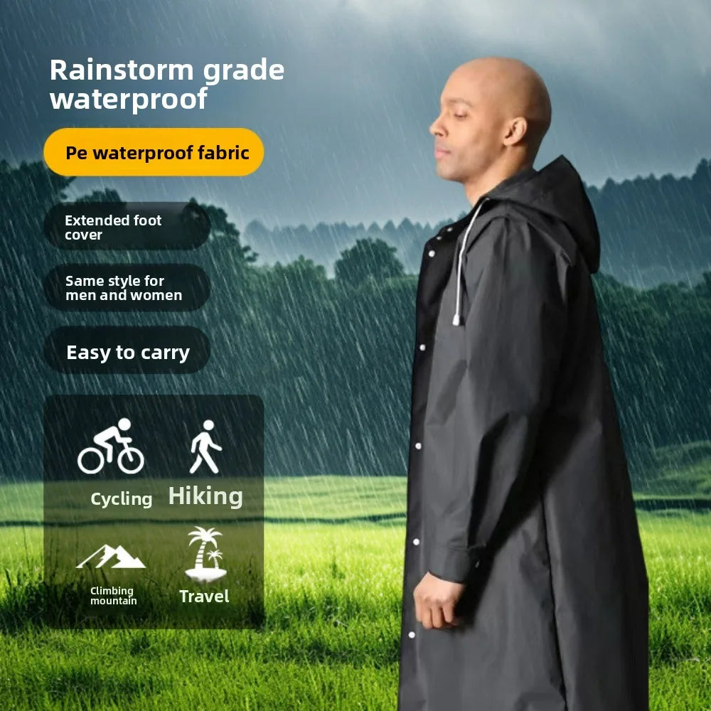 Heavy-Duty Waterproof Raincoat for Outdoor Adventures | Windproof Gear