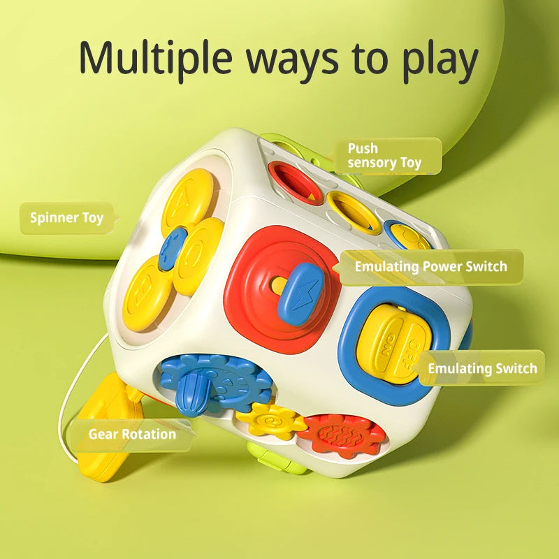 Busy Cube for Toddlers | Fun Early Education Toy for Kids