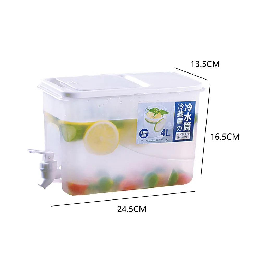 5L Cold Water Kettle with Faucet | Portable Juice Dispenser