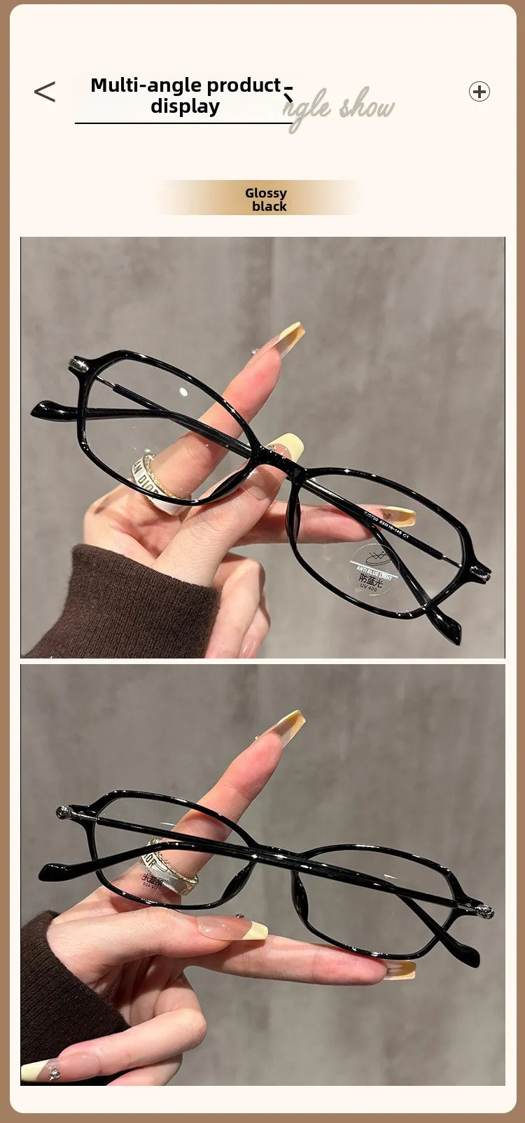 Stylish Women's Rectangular Reading Glasses | Anti Blue Light Eyewear