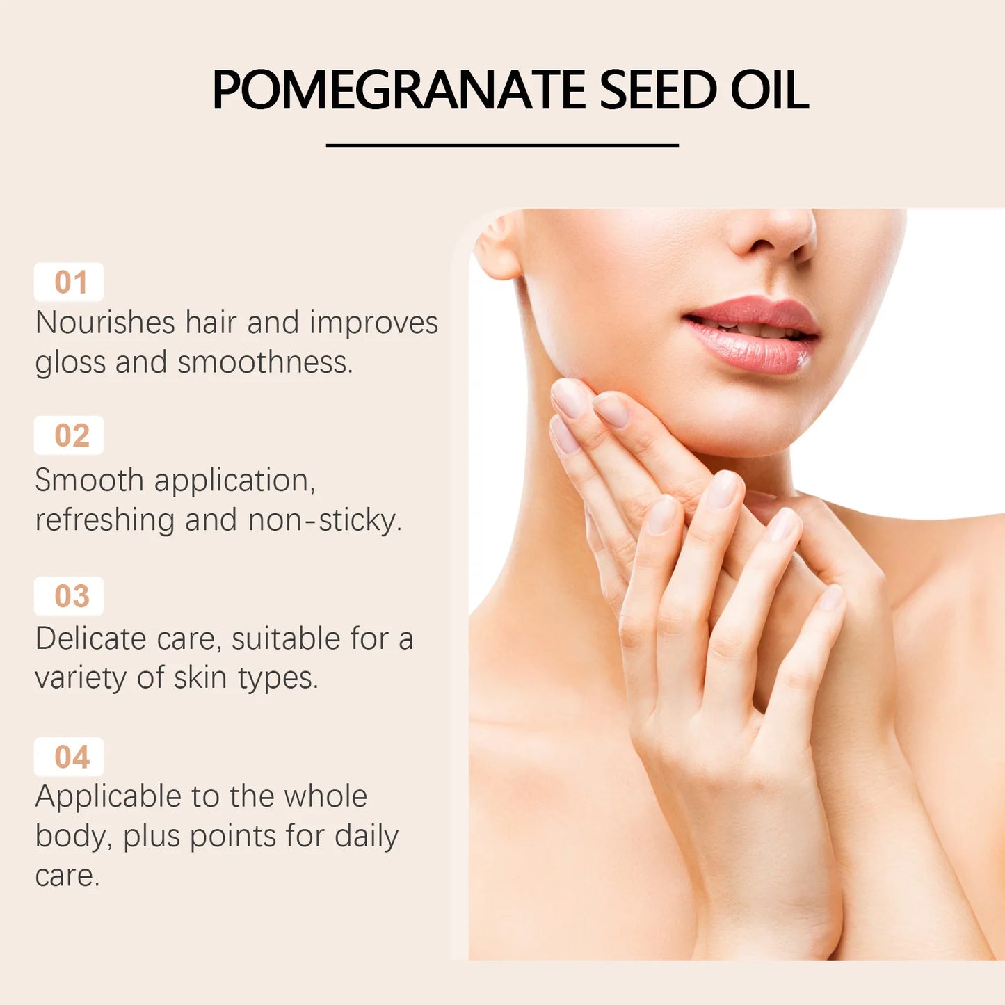 Pomegranate Seed Essential Oil | Deep Moisturizing for Hair & Skin