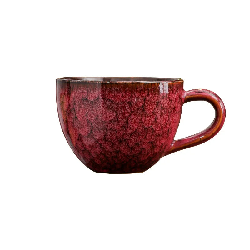 Taza de café de cerámica estilo japonés | Vajilla ecológica