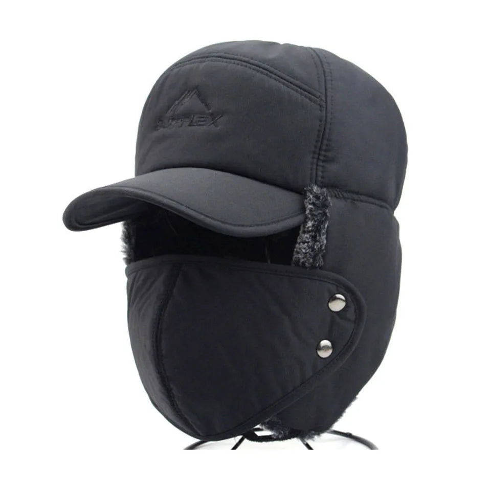 Unisex Thickened Velvet Winter Hat | Warm and Windproof Bomber Cap