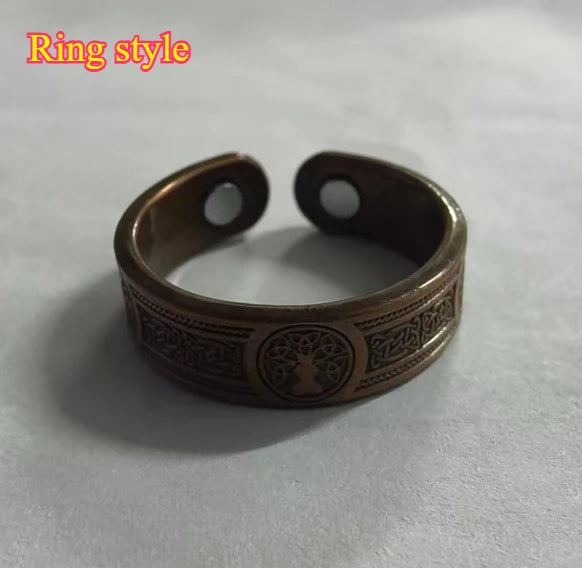 Powerful Magnet Copper Life Tree Bracelet | Adjustable Copper Jewelry