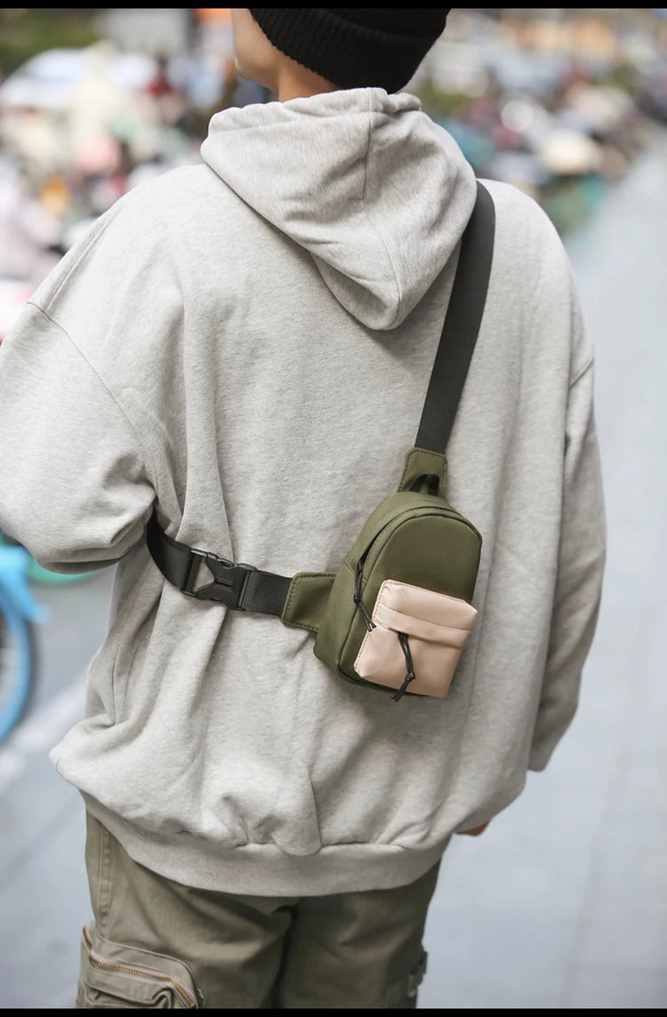 Trendy Mini Chest Bag for Men | Lightweight Casual Crossbody Sling
