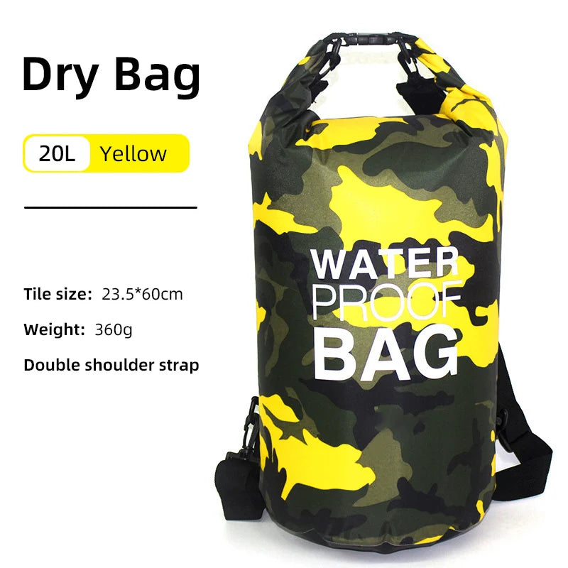 Waterproof Dry Bag - Versatile 10L & 20L Storage Solution