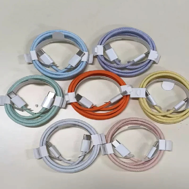 60W USB-C Fast Charger Cable | Nylon Braided Data Transfer