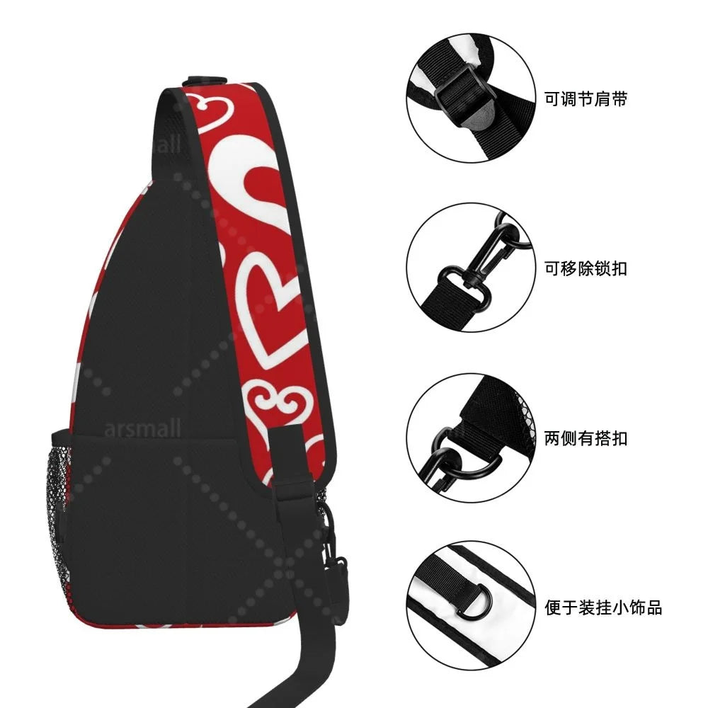 Lightweight Crossbody Sling Bag for Travel & Outdoor Activities