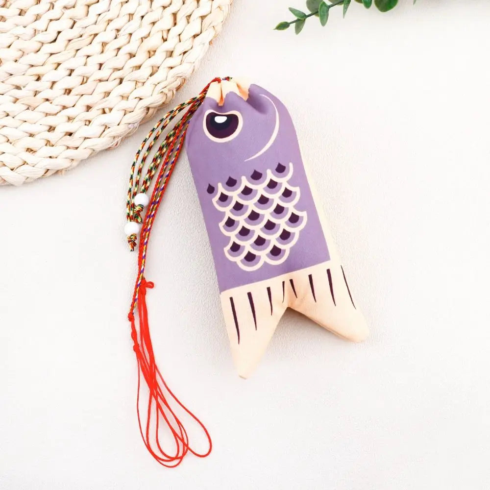 Koi Carp Blessing Bag | Japanese Style Ethnic Jewelry Pouch