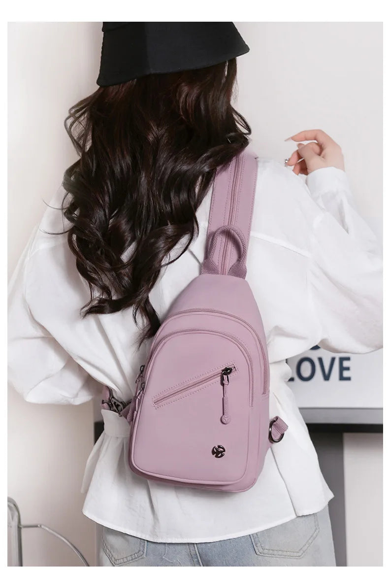 Stylish Urban Minimalist Chest Bag for Women | Multi-Functional Satchel