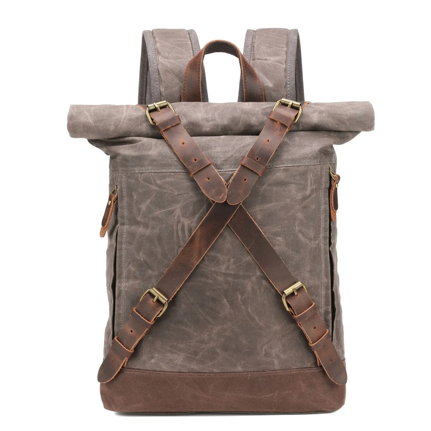 Retro Waterproof Oil Wax Canvas Travel Backpack | Unisex Design