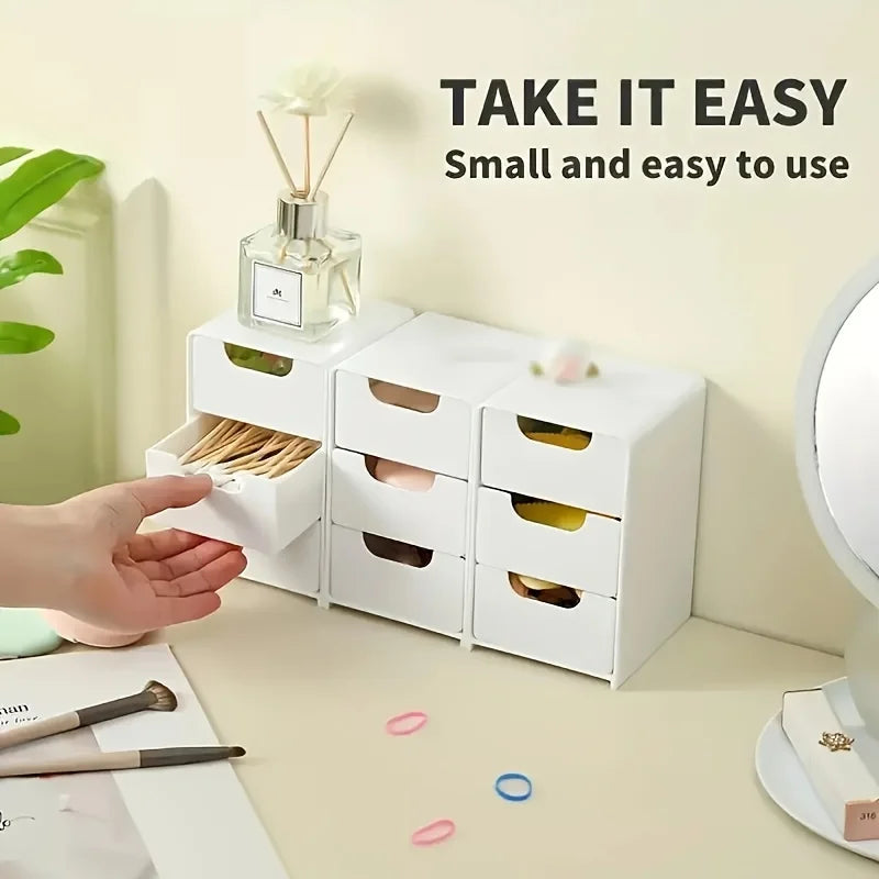 Elegante organizador de escritorio de 3 niveles para elementos esenciales de oficina y hogar
