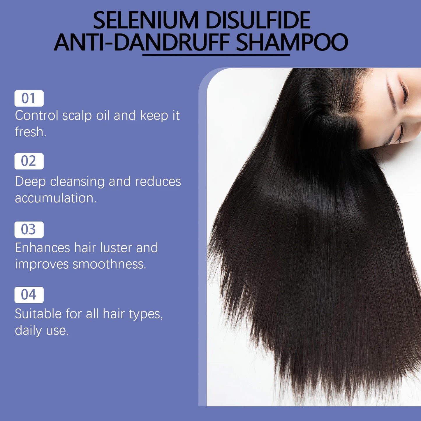 Gentle Selenium Sulfide Shampoo | Nourishing & Scalp Cleansing
