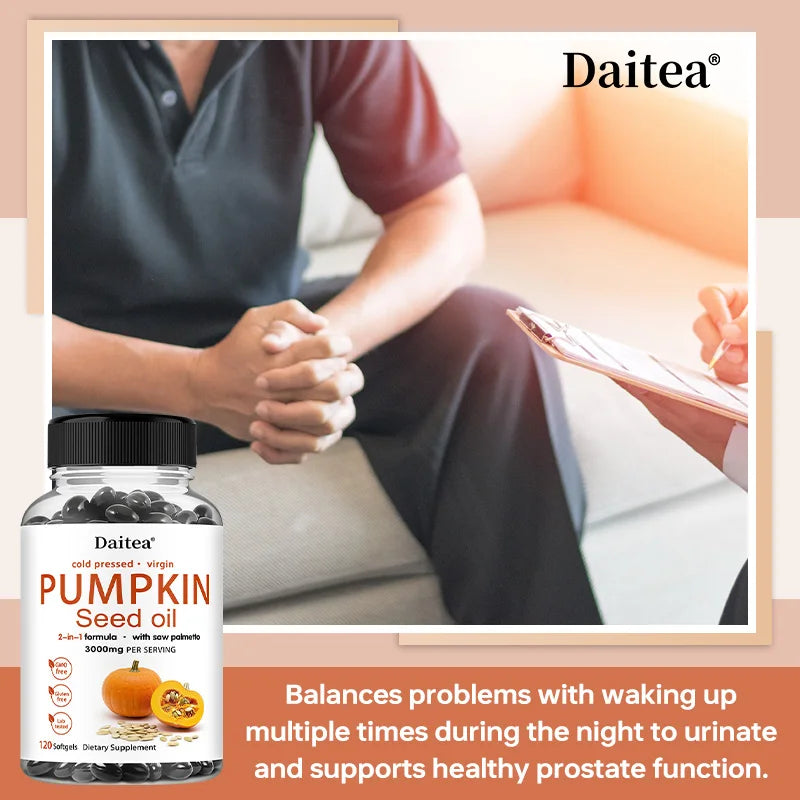 Pumpkin Seed Oil & Saw Palmetto Extract | Men's Health Support