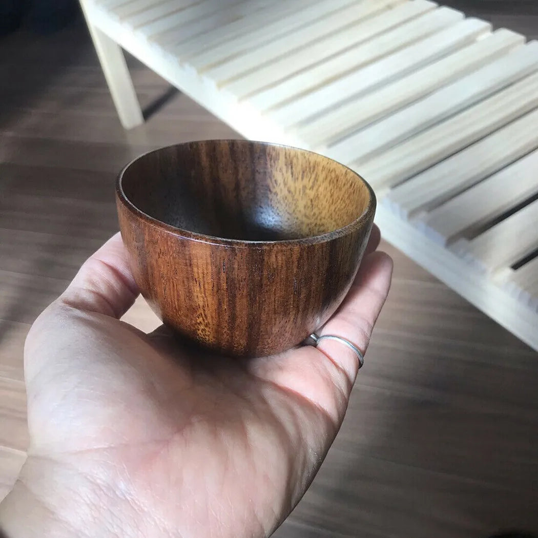 Japanese Style Acacia Wooden Bowl | Elegant Dining Essential