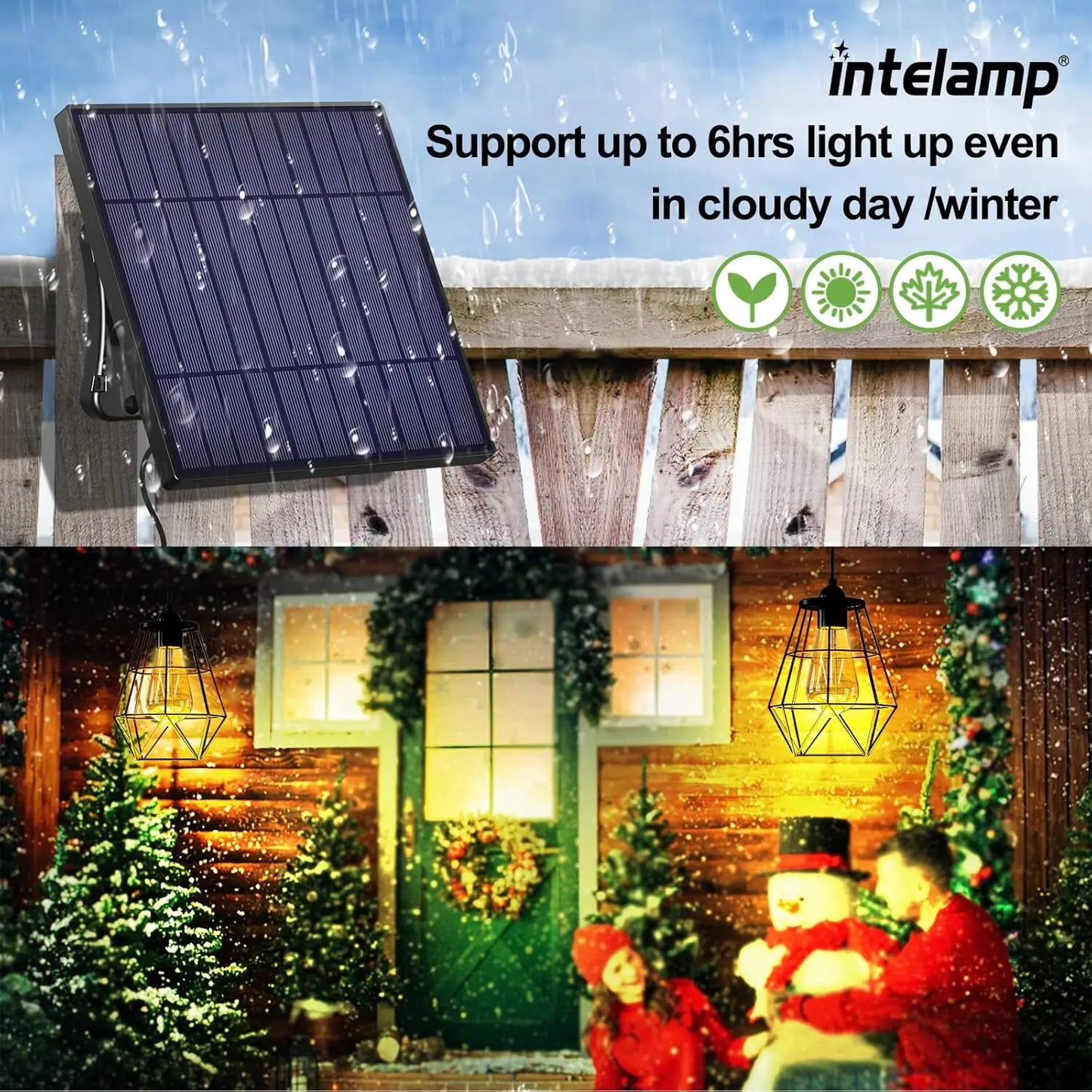 Solar Pendant Light | Elegant Solar Shed Lighting for Your Garden