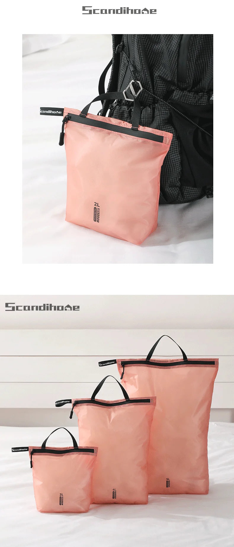 Waterproof Travel Handbag | Lightweight Organizer for Clothes & Toiletries
