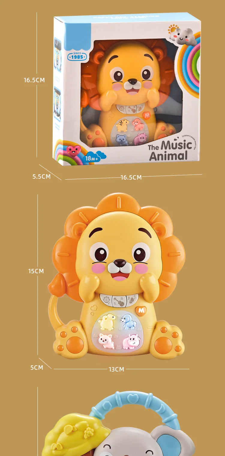 Children's Multifunctional Cartoon Animal Keyboard | Fun Music Toy
