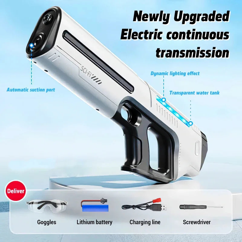 Electric Automatic Water Storage Spray Gun | Summer Fun