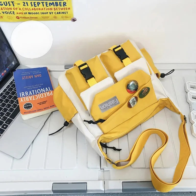 Bandolera de hombre moderna de gran capacidad | Ideal para estudiantes
