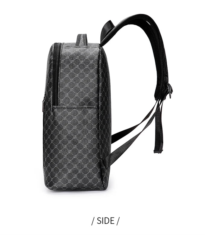 Multifunctional Leather Backpack for Men | Stylish Travel & Work Bag