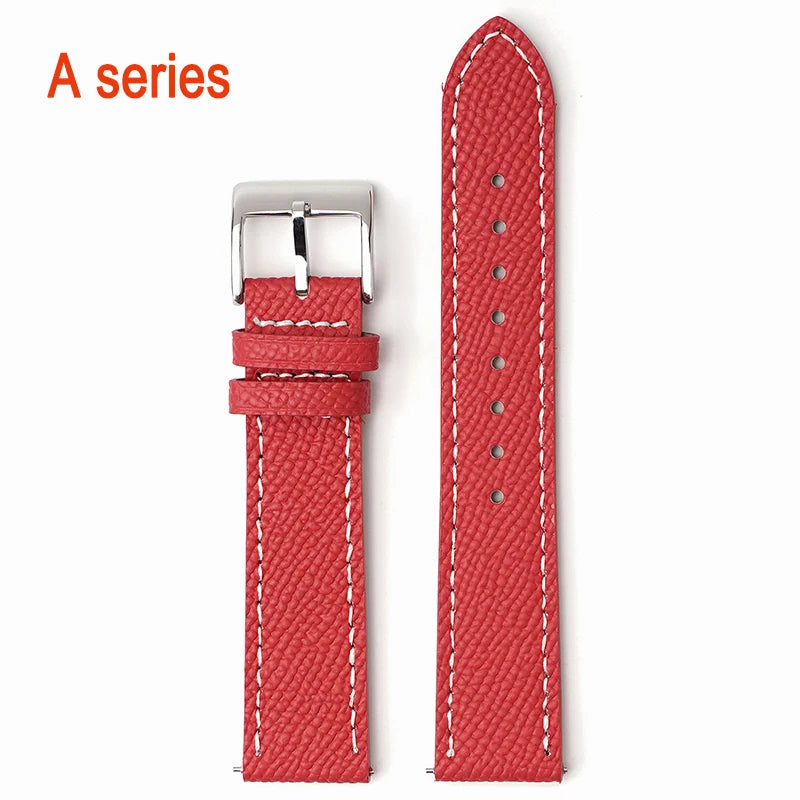 Calfskin Leather Watch Strap | Quick Release, Handmade Design