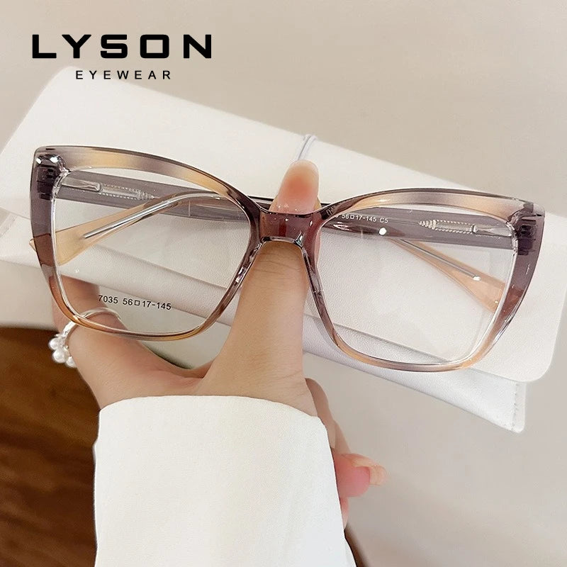 Stylish Cat Eye Blue Light Blocking Reading Glasses for Women
