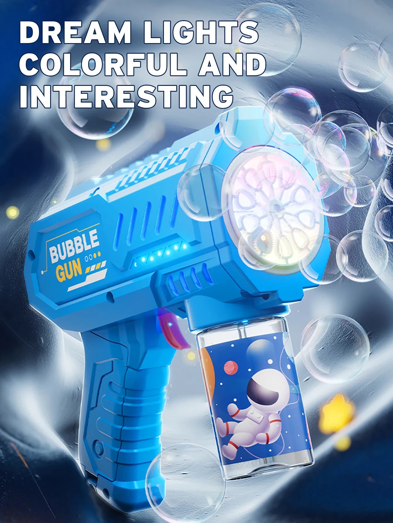 Fully Automatic Bubble Gun Toy | Fun Bubbles for Kids Outdoors