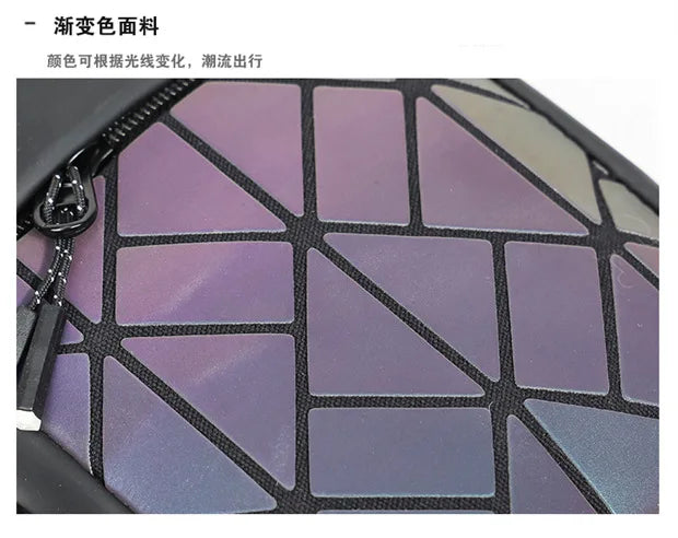 Stylish Crossbody Small Bag | Fashionable Rhombus Grid Design