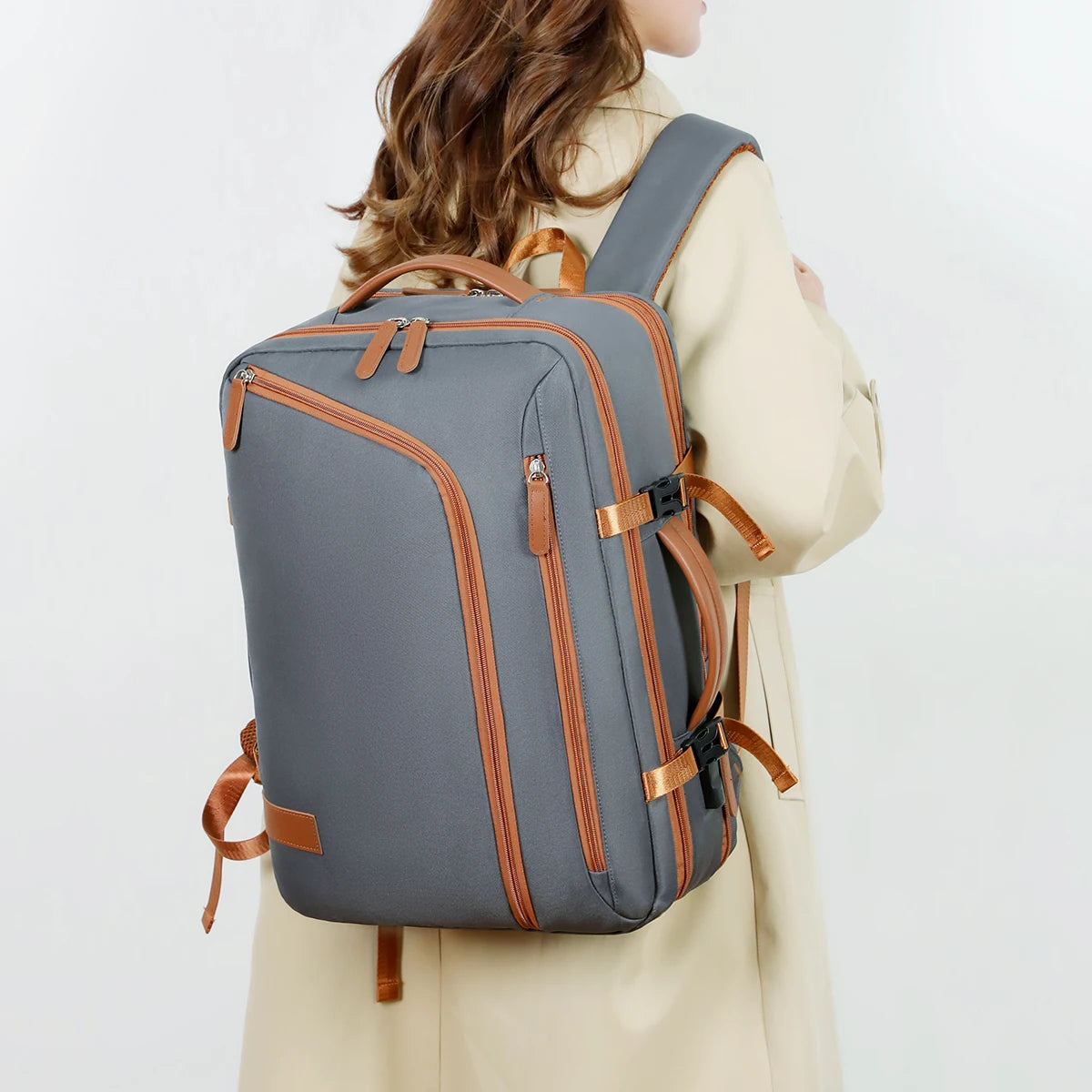 Unisex Simple Business Computer Backpack | Large Capacity Design