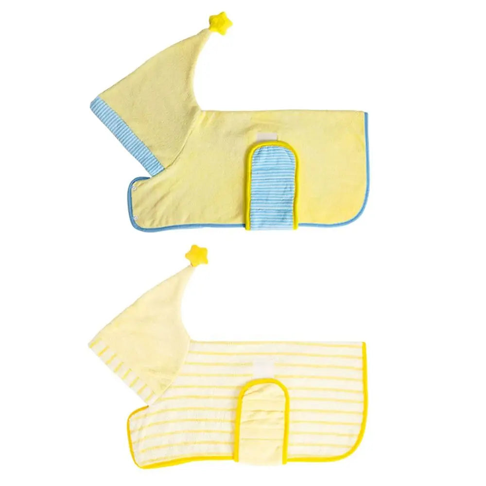 Cute Quick-Drying Dog Bathrobe | Absorbent Puppy Robe for Pets