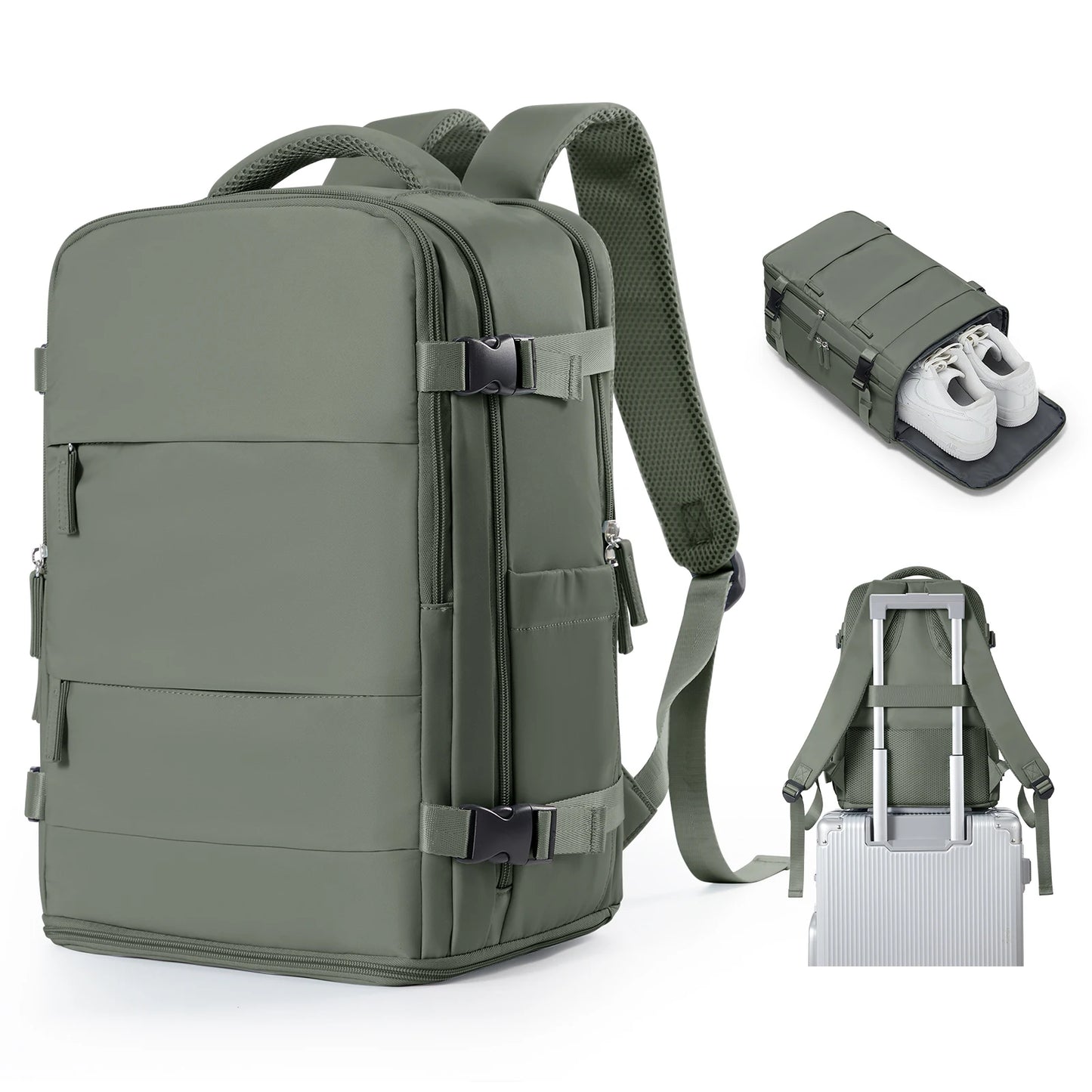Versatile Waterproof Travel Backpack for Men & Women | Spacious Design