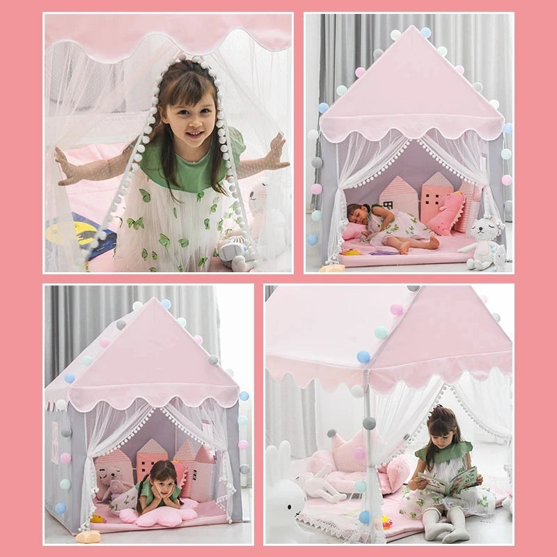 Large Children Toy Tent | Fun Folding Kids Wigwam Playhouse